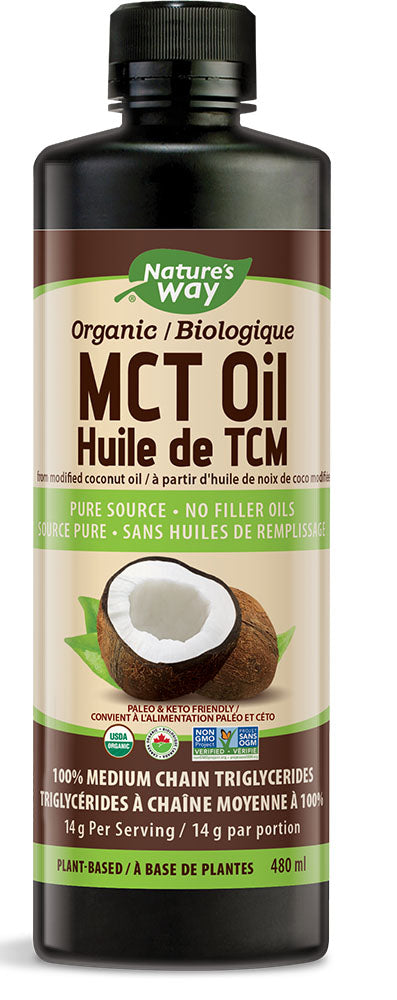 NATURE`S WAY Organic 100% MCT Oil (480 ml)