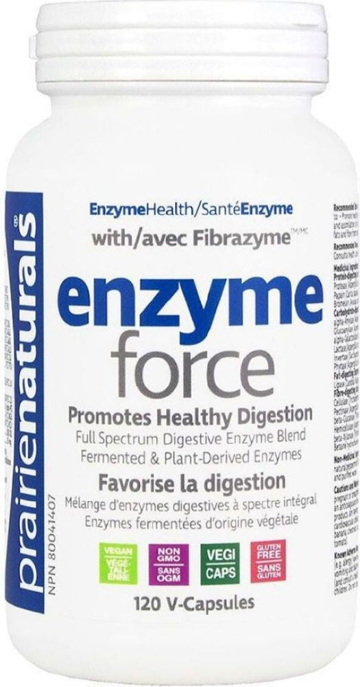 PRAIRIE NATURALS Enzyme Force (120 veg caps)