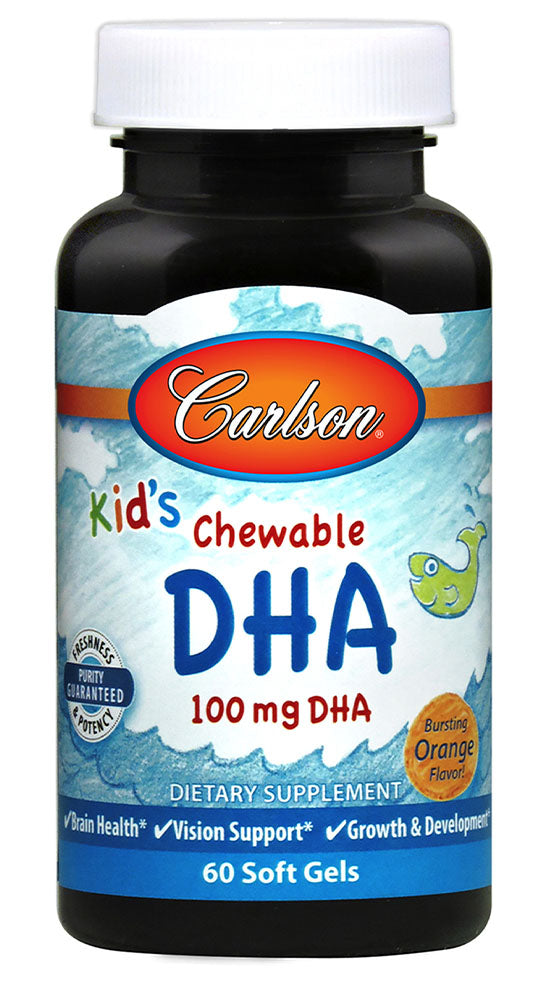 CARLSON Kids Chewable DHA (Orange - 120 chews)
