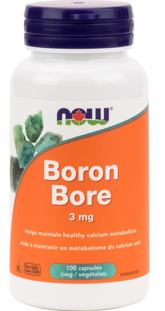 NOW Boron (3 mg - 100 veg caps)