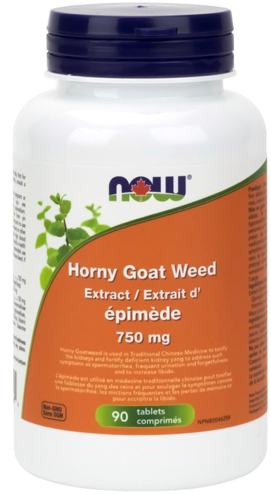 NOW Horny Goat Weed (750 mg - 90 tabs)