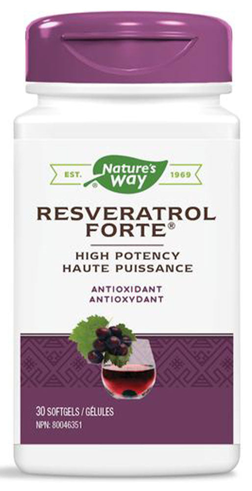 NATURE'S WAY Resveratrol Forte (30 sgels)