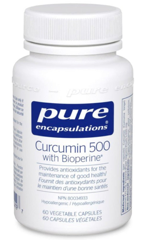 PURE ENCAPSULATIONS Curcumin 500 with Bioperine® (60 veg caps)