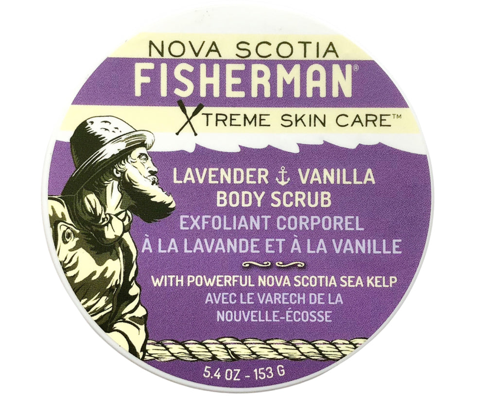 NOVA SCOTIA FISHERMAN Lavender & Vanilla Body Scrub (153 gr)
