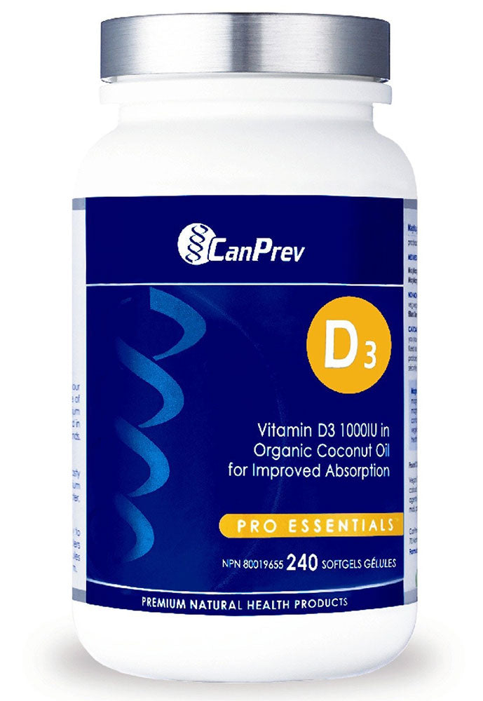 CANPREV D3 (Organic Coconut Oil - 240 sgels)